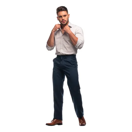 Calça Social Masculina Tradicional Oxford Tamanhos 36 Ao 60