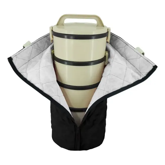 Bolsa Sacola Porta 5 Marmita Termica Varias Estampas Zipper