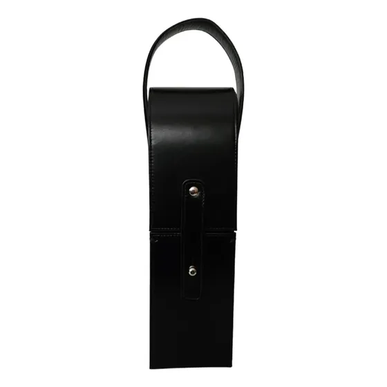 Porta Garrafa De Vinho Em Couro 105-r Raffai Couros