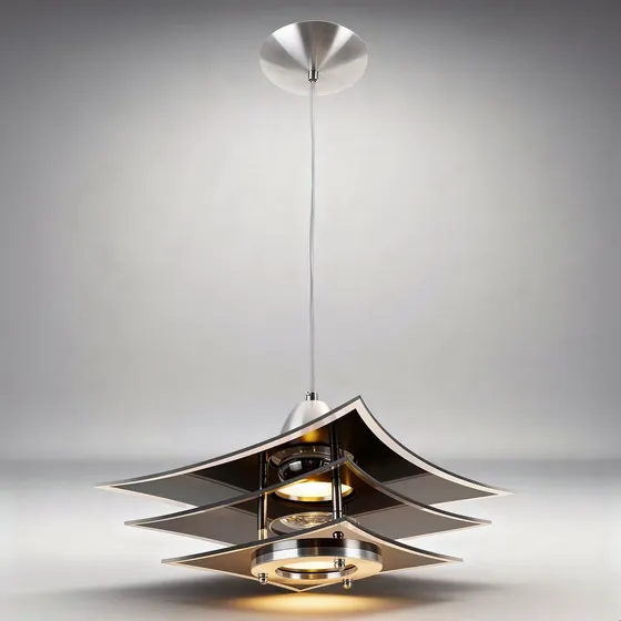 Lustre Pendentes Preto Estrela
