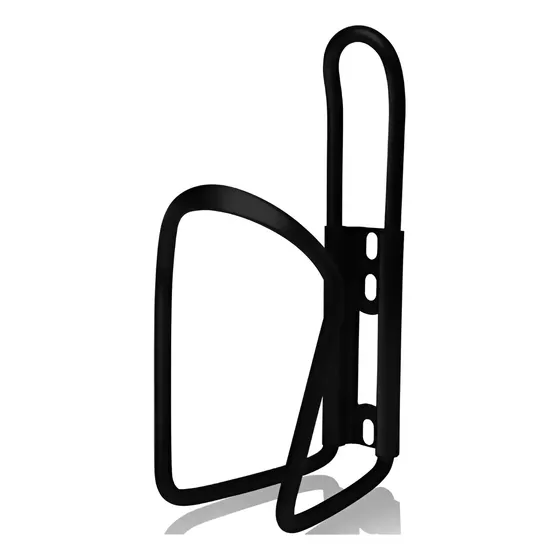 Suporte Garrafa Squezze Alumínio Prata/preto Bike Mtb Speed