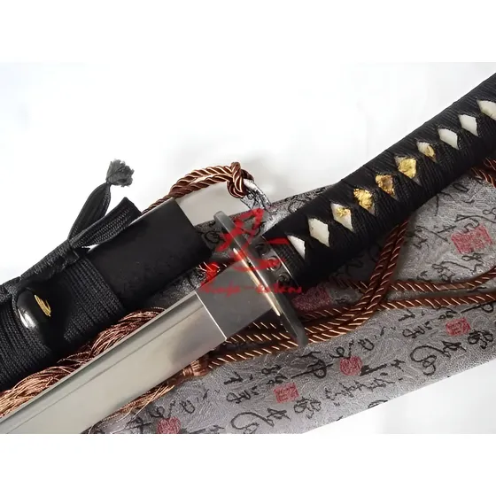 Espada Katana Para Treino Corte Afiada Aço Dobrado Original
