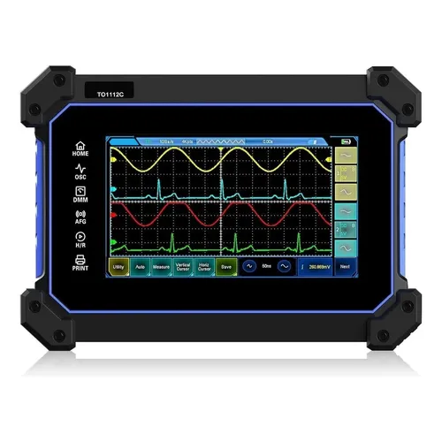 To1112c Osciloscópio Digital Portátil De 2 Canais E 110 Mhz