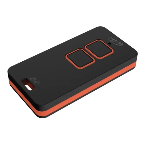 Controle Remoto Ppa Zap 2 Canais 433,92 Mhz