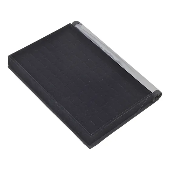 Bandeja Média Porta Anéis Para 72 Anéis Com Capa