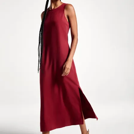 Vestido Midi Peach Touch Evasê Hering