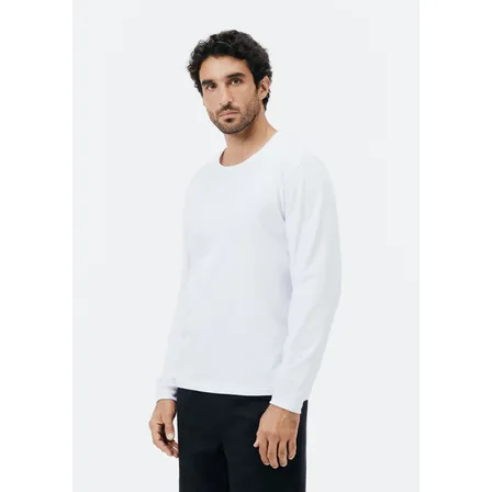 Camiseta Básica Masculina Manga Longa Slim Hering