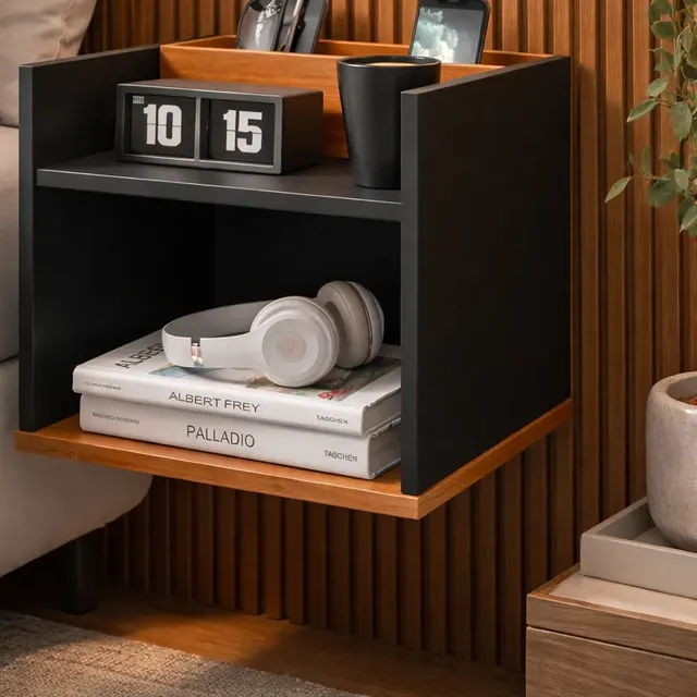 Mesa Cabeceira Cama Criado Nicho Organizadora Suspensa I9mv