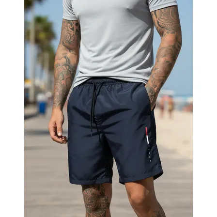 Short Tactel Masculino Estampa Paris Verão Treino Praia