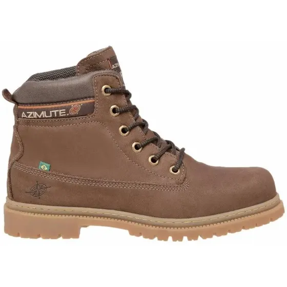 Coturno Bota Casual Adventure Azimute Terra Café