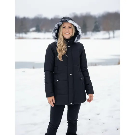 Casaco Feminino Jaqueta Inverno Europeu Frio Intenso Extremo