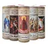Kit 10 Und Velas Votiva C/ Imagem Oração Católica No Verso