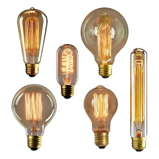 Lâmpada Vintage Retrô - Thomas Edison - Filamento De Carbono