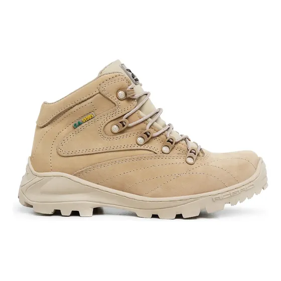 Bota Adventure Coturno Couro Boot Trilha Cano Curto Unissex