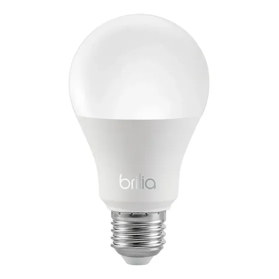 Lâmpada Led Bulbo E27 9w Brilia 3000k