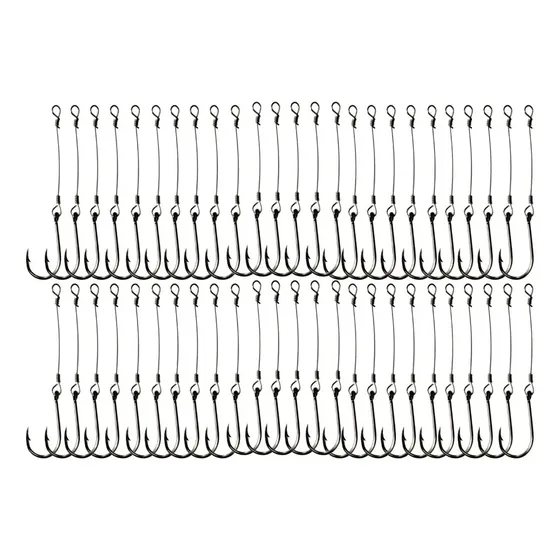 Anzol Chinu 6# Marine Sports Encastoado P/ Piaparas - 50 Pçs