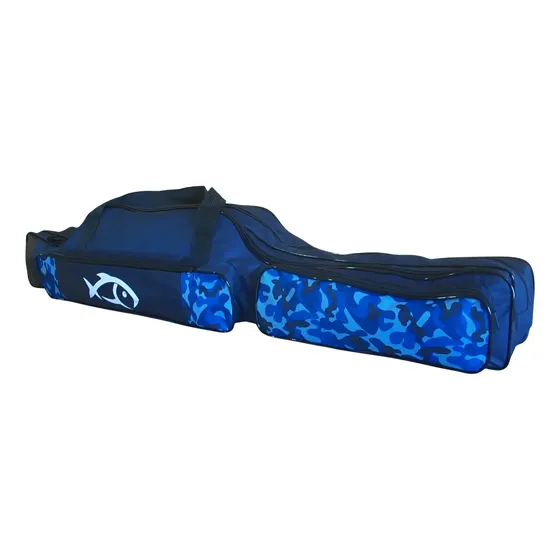 Capa Bolsa Porta Varas Triplo Ziper Bolsos Laterais 120 Cm