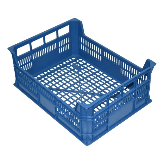 Caixa Bandeja Plastica Vazada 20 Litros Empilhável Cores