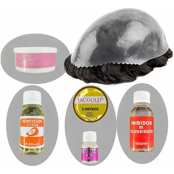 Jac-08 Protese Capilar 120% Densidade A Mais Natural Jachair