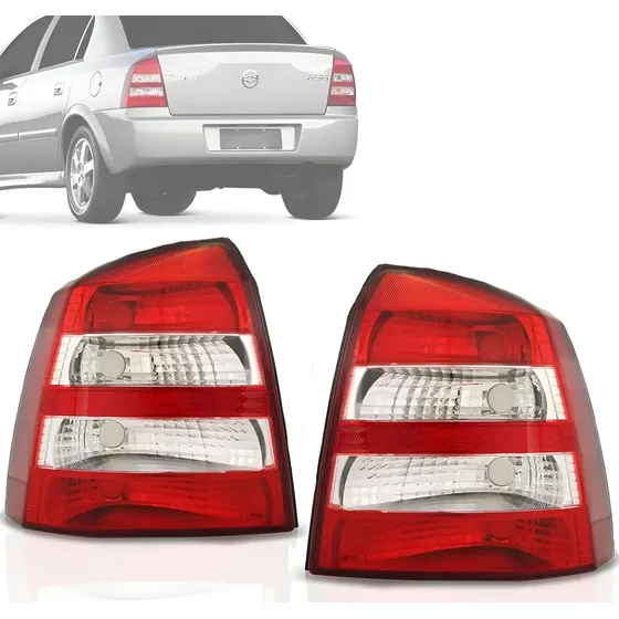 Lanterna Traseira Astra Hatch 2003 À 2012 Bicolor