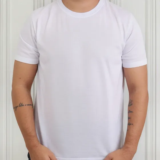 Lote 20 Camisetas Lisa 100% Poliester Camisa Para Sublimação