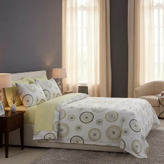 Jogo De Cama Casal Premium Percal 200 Fios 100% Algodão