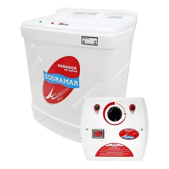 Gerador De Vapor Inox Sodramar De 9 Kw