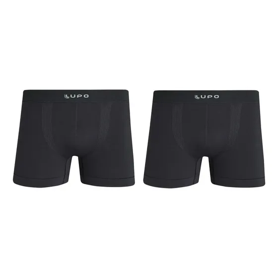 Kit 2 Cueca Boxer Lupo Micromodal Sem Costura Plus Size 661