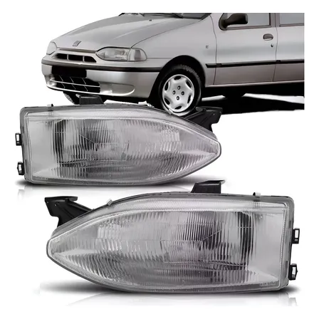 Farol Palio Siena 96 97 98 99 Lente Vidro Foco Simples
