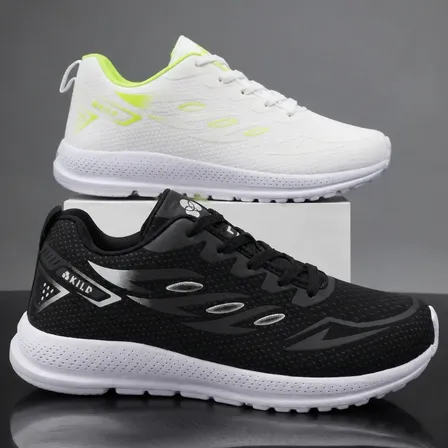 Kit 2 Pares Tênis Masculino Esportivo Casual Leve Ortopédico
