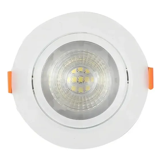 Kit 4 Spot Led 7w Redondo Direcionável Gesso Sanca Bivolt