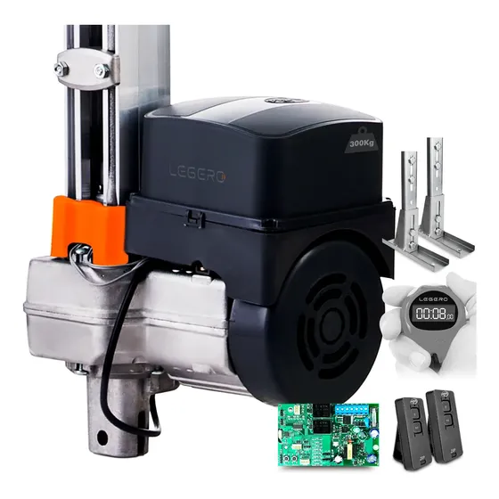 Ppa Motor Portão Basculante 1/4 Rápido 8s + Suporte 300kg Bv