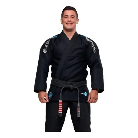 Kimono Jiu-jitsu Atama Mundial Preto Jiujitsu