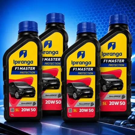 Óleo Motor 20w50 F1 Master Mineral Ipiranga 1l 4 Unidades