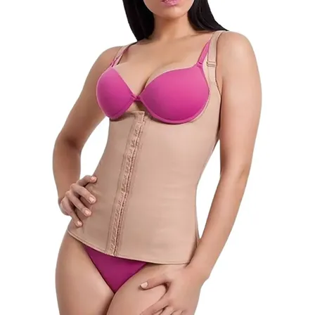Cinta Corselet Esbelt Modelador Abdominal 431 Corretor Alça Cor Chocolate Tamanho M