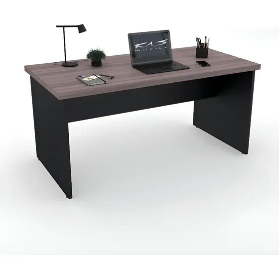 Mesa 1.70x80 Para Escritório Tampo 40mm S/ Gav. Várias Cores