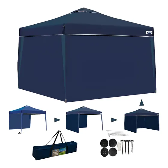 Gazebo Tenda Articulado Mor Sanfonada 3x3 +4 Paredes
