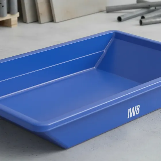 Masseira Plástica 500l Para Obras E Pinturas