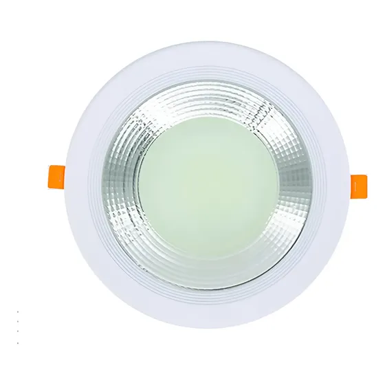 10 Luminária Embut Downlight Led Cob 30w-2400 Lumens
