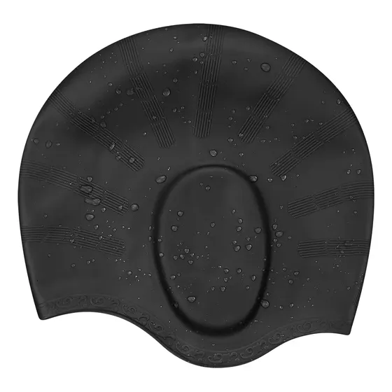 Touca Para Natação Cobre Orelhas Silicone Diversas Cores