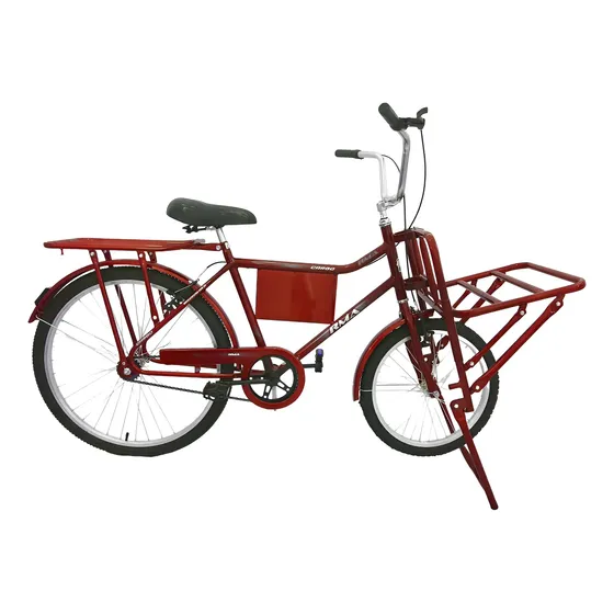 Bicicleta Cargueira De Carga Pesada Bagageira Food Bike