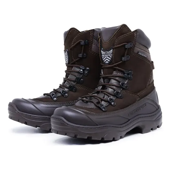 Coturno Acero Bota Tiger Pro Tática Couro Legitimo Palm Gel