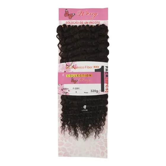 Cabelo Orgânico Cacheado Solto/fio A Fio Crochet Braids S