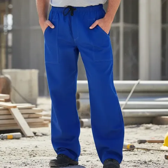 Kit 3 Calça De Brim Pesado Trabalho Profissional Pedreiro