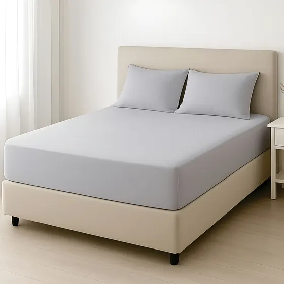 Jogo De Cama 3pçs Casal Queen Fio 180 Algodão Malha Fronha