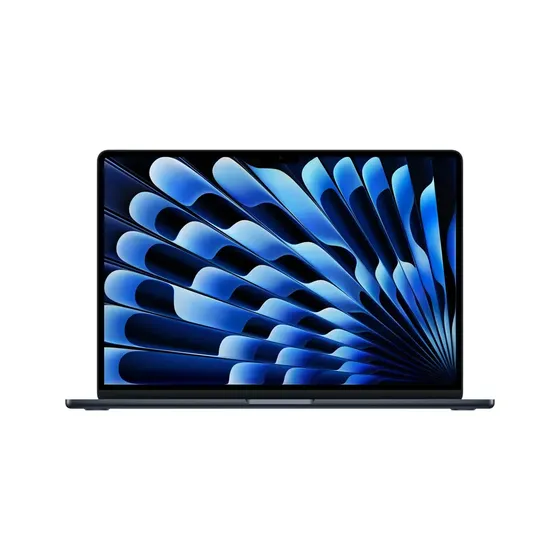 MacBook Air de 15 polegadas: Chip M5, CPU de 10 núcleos, GPU de 10 núcleos, Neural Engine de 16 núcleos, 512GB - Meia‑noite - Distribuidor Autorizado