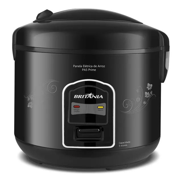 Panela De Arroz Britânia Pa5 Prime Preta Preto 127v