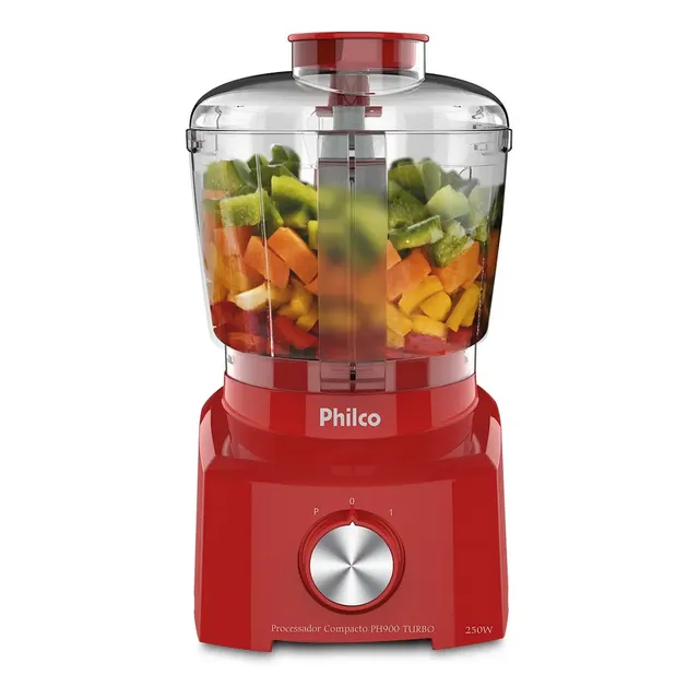 Processador Compacto Ph900v Turbo 250w Philco Vermelho 220v