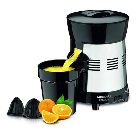 Extrator De Frutas Mondial Turbo Premium Preto 250w Bivolt Preto