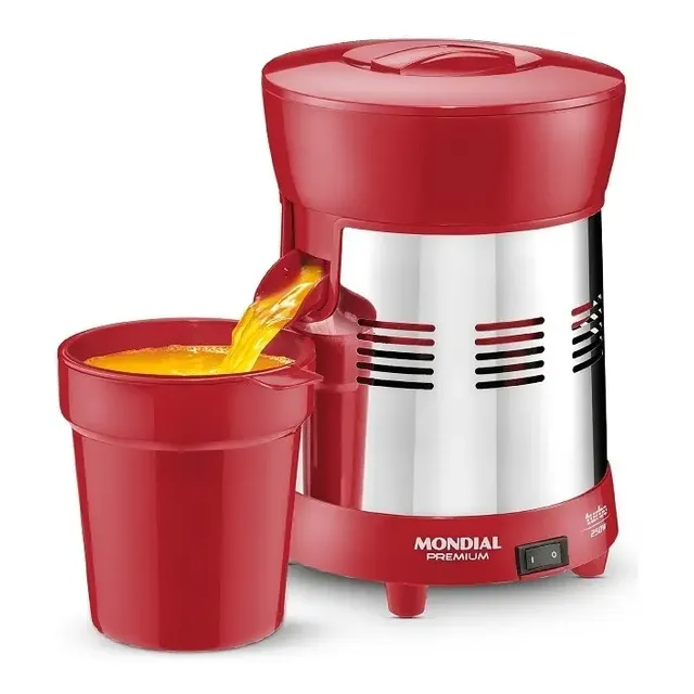 Extrator De Frutas Premium Turbo E-24 250w Mondial Vermelho 127/220v